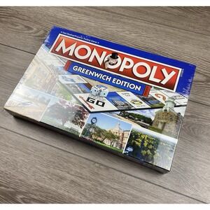 Monopoly Board Game Greenwich Edition Connecticut CT Family Game New Sealed